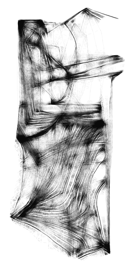 Totems: Yggdrasil: Mixes media on canvas 90x120cm