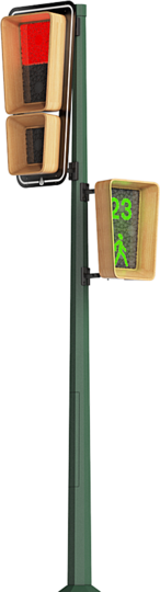 Traffic lights: Isiklarius is the world’s first traffic light to use signal panels based on the PHOLED (phosphorescent organic light-emitting diode) technology.