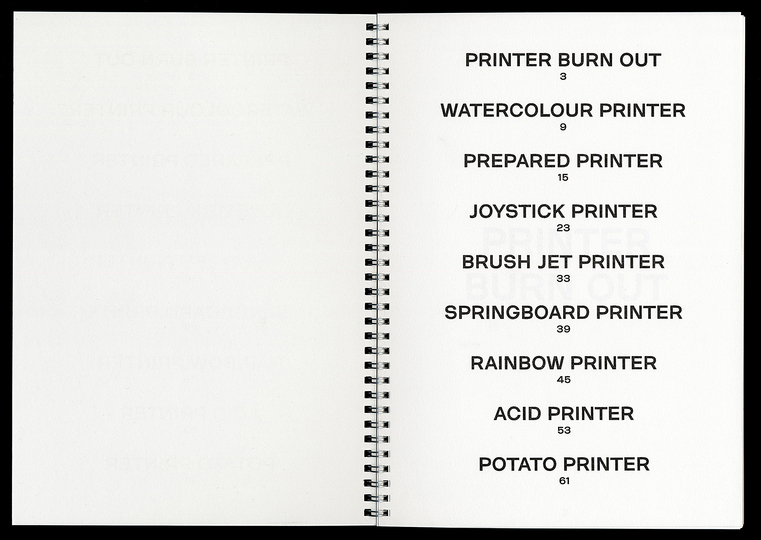 Xavier Antin: Printing at Home: 