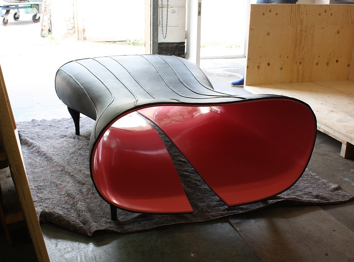 The Object of Desire, Sweet Jane: The Chaise Lounge being readied for shipping to Swizerland. 