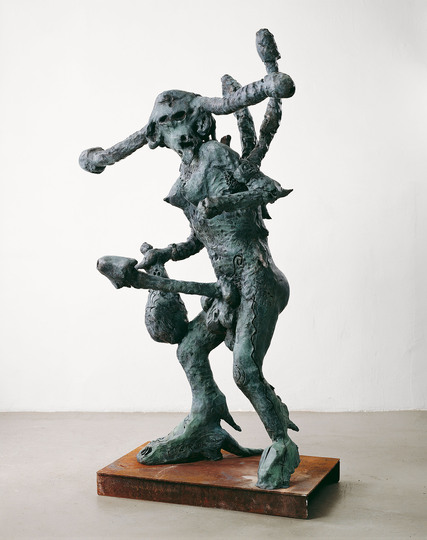 German Art since 1960: Jonathan Meese, Der Propagandist, 2005, Bronzeskulptur, 216 x 140 x 100 cm, © BILDRECHT Wien, 2015, Foto: J. Littkemann, courtesy CFA, Berlin