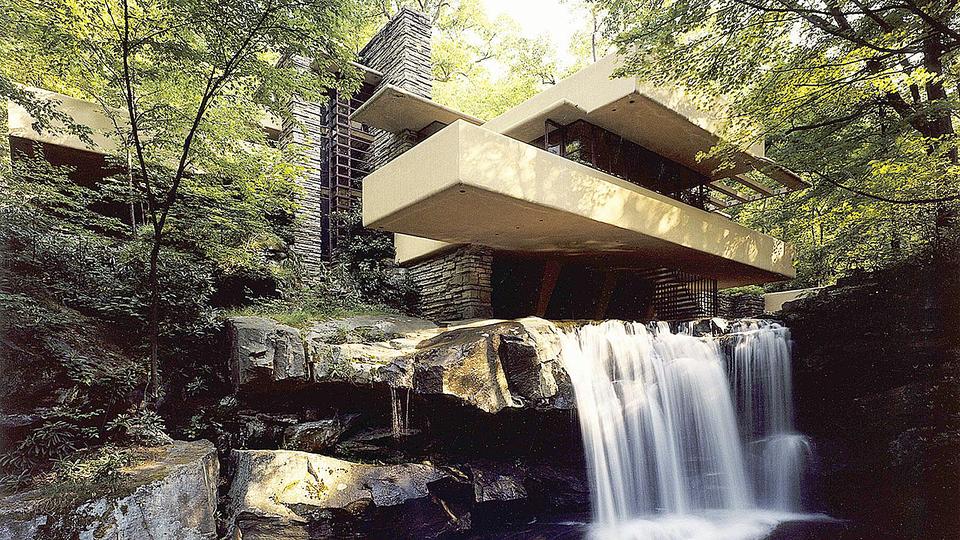 Fallingwater: The 'Fallingwater' house is one of Wright's most recognisable designs and is famous around the world. 