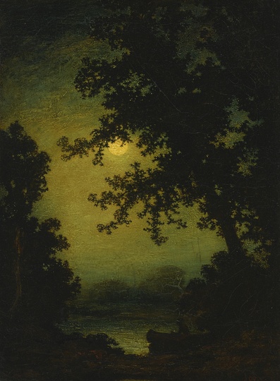American Modern Paintings at Sotheby´s: Ralph Blakelock, Stilly Night