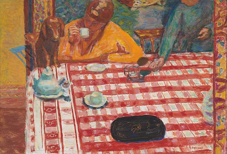 Pierre Bonnard: The Memory of Colors: Coffee, 1915 , Le Café, oil on canvas, 73 × 106,4 cm. Tate. Presented by Sir Michael Sadler through the Art Fund 1941 © Tate, 2019
