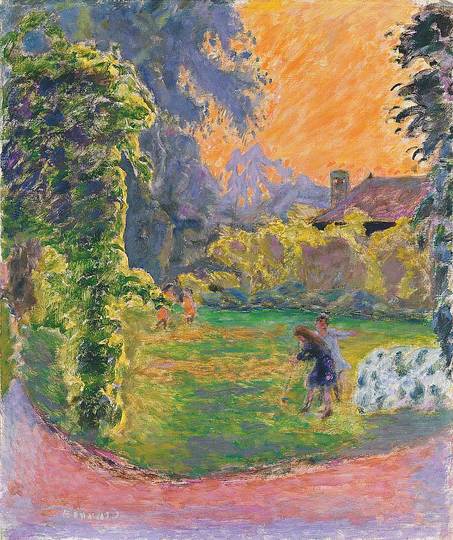 Pierre Bonnard: The Memory of Colors: Sunset, 1912, Le Soleil couchant, oil on canvas, 63 × 53 cm. Kunsthaus, Zürich