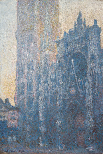 Monet and the Birth of Impressionism: Claude Monet (1840–1926)
Rouen Cathedral: The Portal, Morning Effect, 1893-1894 Oil on canvas, 110 x 73 cm Fondation Beyeler, Riehen/Basel, Sammlung Beyeler Photo: Robert Bayer, Basel