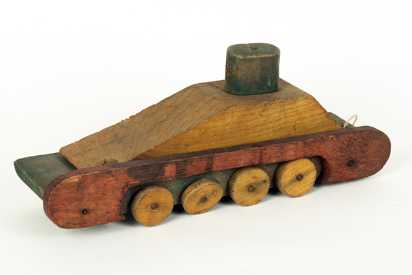 War and Propaganda 14/18: A wooden tank toy for children