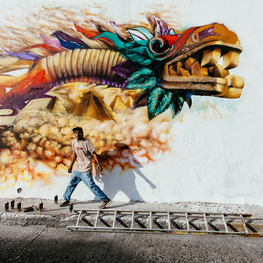 Sony World Photography Awards: A grafitti artist works on a Quetzalcoatl, the benign prehispanic God that gave corn and fire to men..

Hector Munoz

© Hector Munoz, Mexico, 1st Place, Arts and Culture, Open Competition, 2015 Sony World Photography Awards.