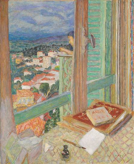 Pierre Bonnard: The Memory of Colors: The Windows, 1925 , La Fenêtre, oil on canvas, 108,6 × 88,6 cm. Tate. Presented by Lord Ivor Spencer Churchill through the Contemporary Art Society 1930, N04494
© Tate, 2019