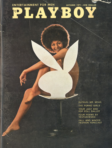 Playboy Architecture: Bunny Chair, ca. 1971, Playboy, Designer, October 1971 Playboy Issue © Playboy Enterprises International, Inc.