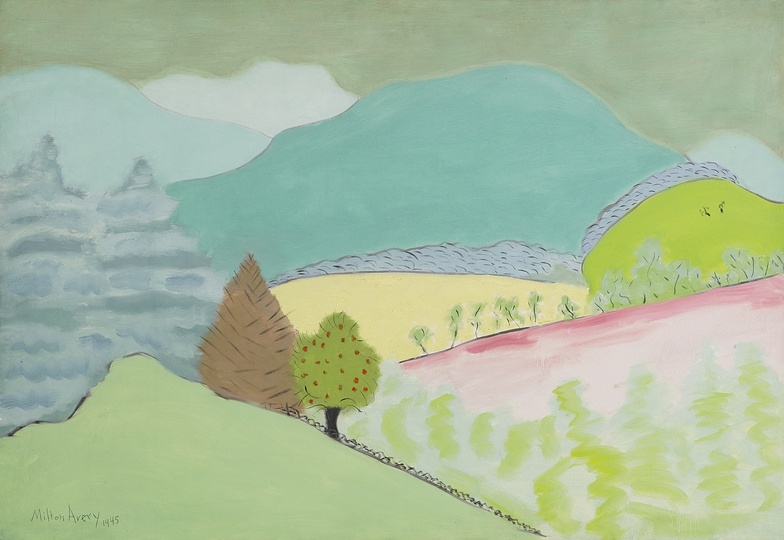 American Modern Paintings at Sotheby´s: Milton Avery, Spring in Vemont.