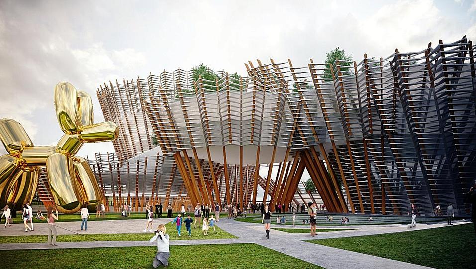 Green urban design concepts: Taichung City Cultural Centre