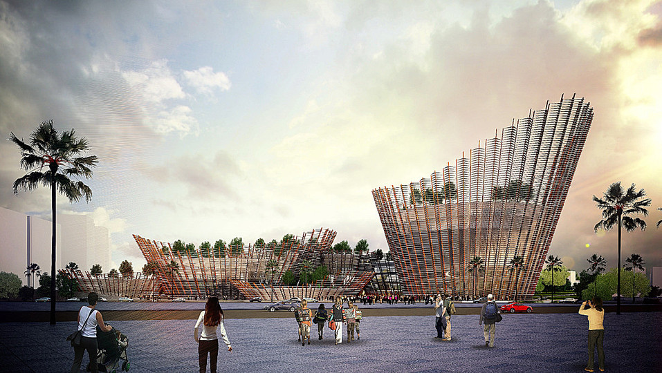 Green urban design concepts: Taichung City Cultural Centre