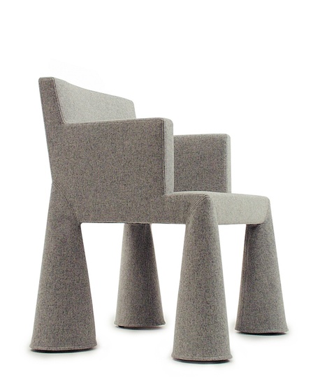 Marcel: Marcel Wanders, Moooi, VIP Chair, 2000

Moooi, fire retardant foam covered steel frame, wool, polyamide