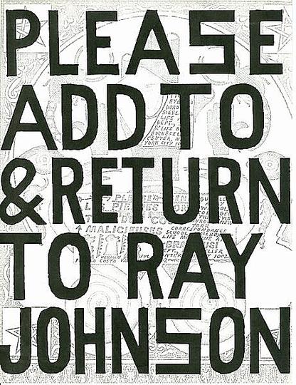 Ray Johnson: 