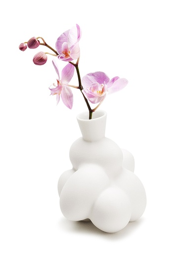 Marcel: Marcel Wanders, Egg Vase , vase, 1997

Droog For Rosenthal / Moooi, partly glazed porcelain