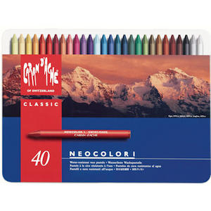 100 Years Caran d´Ache Pencils: Neocolori crayons.