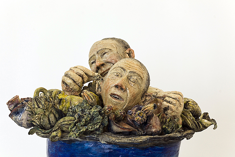 Body & Soul: Saverio Lucariello, Tripode, 2010, Glazed earthenware. Photo: Courtesy of the artist.