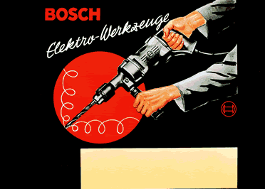 Vintage Bosch Posters: Bosch Power Tools