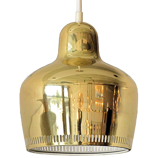 Alvar Aalto furniture: Golden Bell pendant.