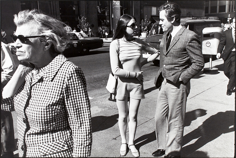 Prince of the streets: Although the series depicts women as principal agents of change, they however remain subjected to the male gaze of a brilliant image hunter. Garry Winogrand, Untitled, c. 1970. © Garry Winogrand