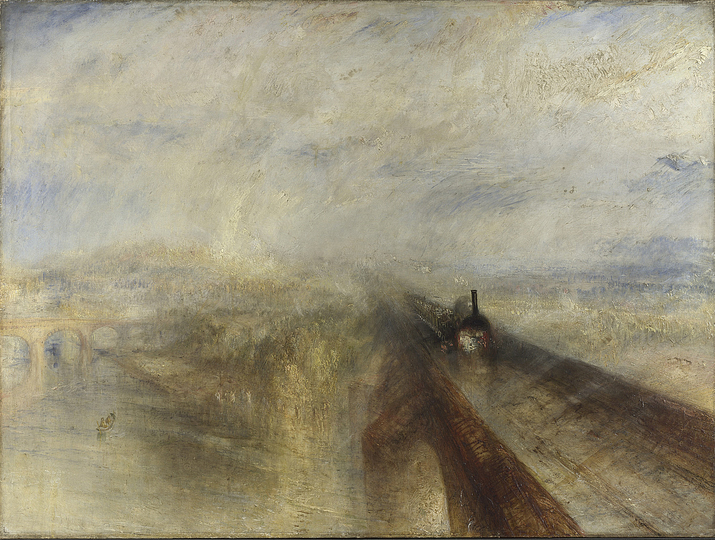William Turner: Rain, Steam, and Speed - The Great Western Railway 1844 Copyright The National Gallery, London