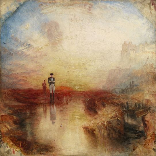 William Turner: War: The Exile and the Rock Limpet 1842 Tate. Accepted by the nation as part of the Turner Bequest 1856 