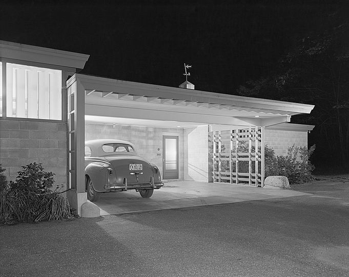 Ezra Stoller: Photographic Language: Brenner House, Harry Weese, Champaign, Ill., 1952 Ezra Stoller