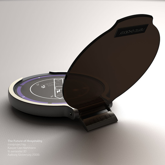 The future of traveling - Projects: Kasper Lee Hartmann, now designer at Danish smartphone manufacturer Lumigon,  proposed the anti-compass for travellers who want to escape the ordinary and other tourists.