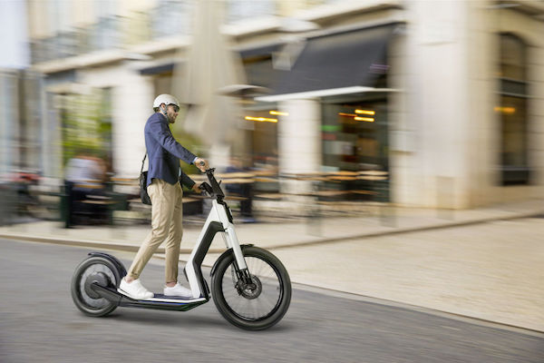 The e-scooter Boom: The 'Streetmate' urban scooter developed by German maker Volkswagen and Chinese startup Niu. The market launch date is yet to be determined. Courtesy: VW
