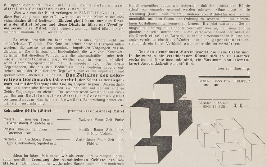 Material zur elementaren Gestaltung: 