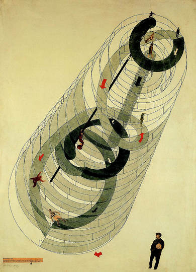 Bauhaus: Theatre Design: László Moholy-Nagy, Constructive Kinetic System, 1922/28