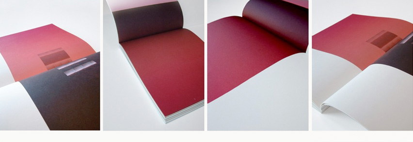 Ink kisses paper: 