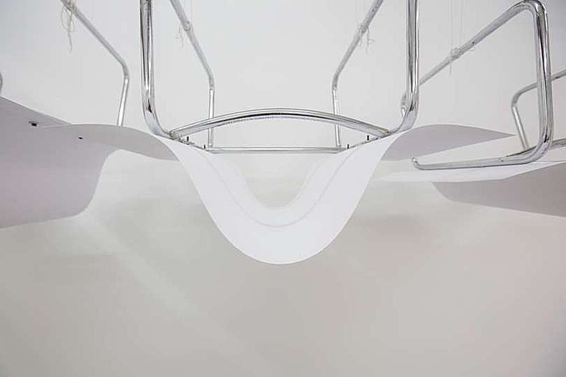 What is the potential of white paper?: A manta ray inspired installation by Thomas Mills