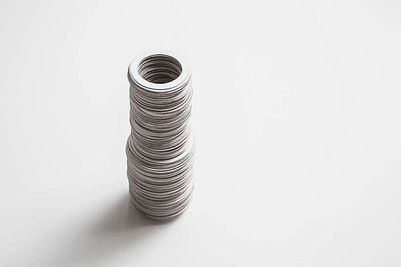 What is the potential of white paper?: Porcelain Vase by Daniel Hoolahan