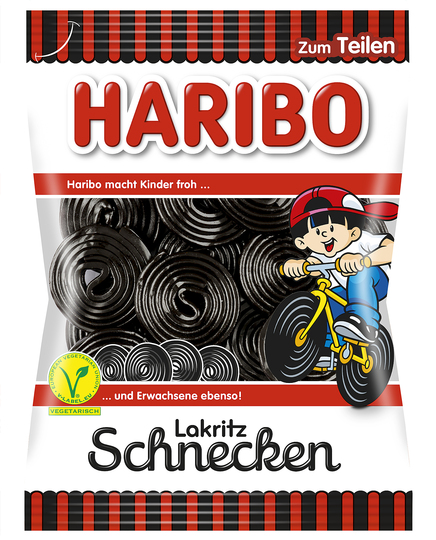 Haribo Centennial: Snail-shaped licorice. Courtesy ⓒ 2020 HARIBO 