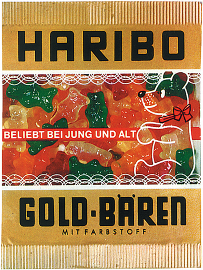 Haribo Centennial: Packageing desisgn in 1968. Courtesy ⓒ 2020 HARIBO 