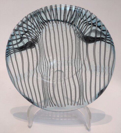 Discs and Plates: Trees
Fused Glass,
Slumped,
Dimensions: 280 diam x 120mm