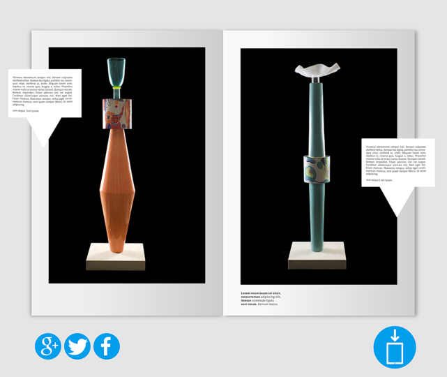 A digital ecosystem for illustrated books: Downloading to devices and hooking up to social networks with one click: 