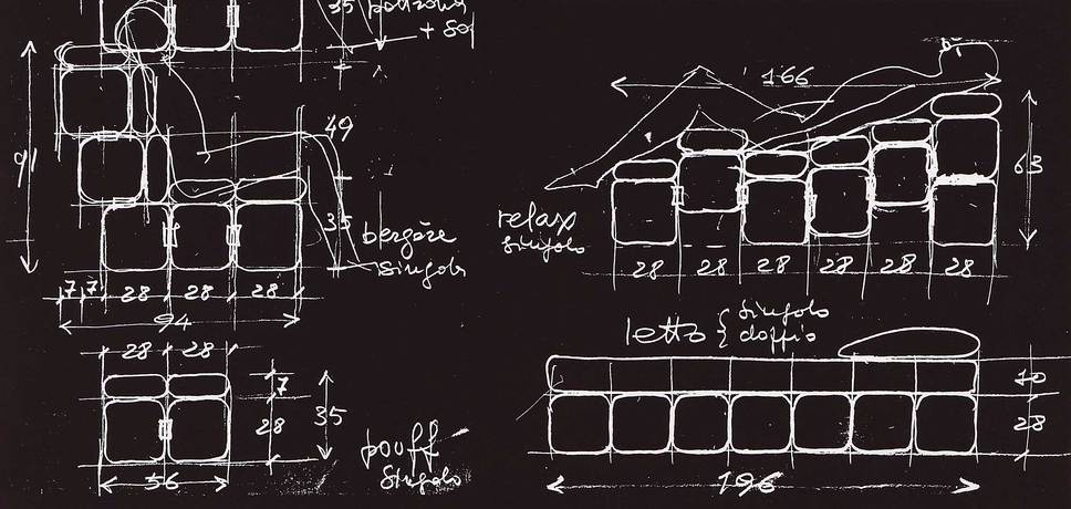 Sketching: Bellini, Castiglioni, Colombo, Mari, Magistretti, Munari, Ponti, Sottsass