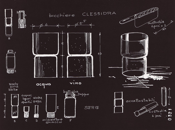 Sketching: Bellini, Castiglioni, Colombo, Mari, Magistretti, Munari, Ponti, Sottsass