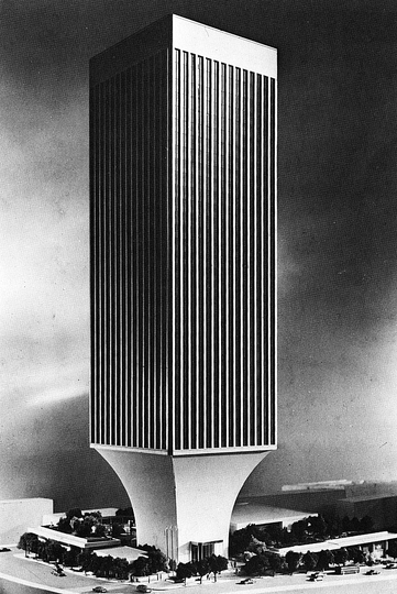 Minoru Yamasaki and Jean Baudrillard: 