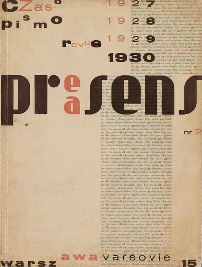 Praesens: Revue of Modernity 1930: 