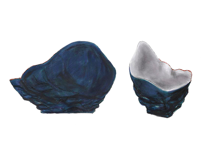 Ostrea sofa by Annika Göransson: The design process: 