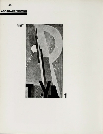 El Lissitzky and Hans Arp: The Isms: 