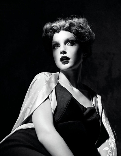 Woman. Black. White.: Jessica Stam By Willy Vanderperre