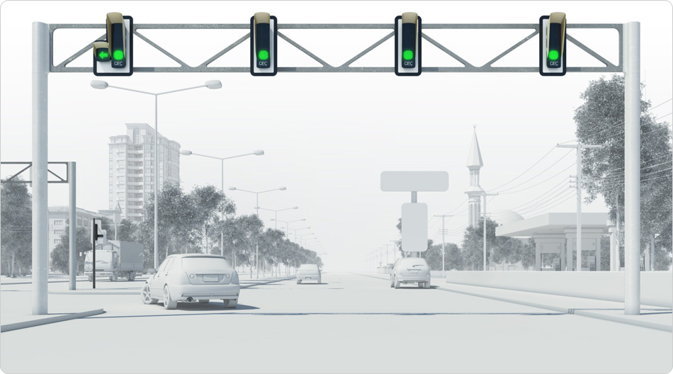 Traffic lights: 