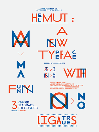 Superscript² Typography: 