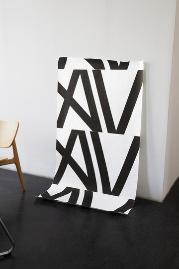 Surface N° 2: Ream wrapping paper with new Arctic Volume pattern