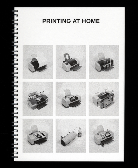 Xavier Antin: Printing at Home: 